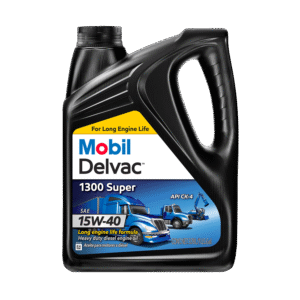 Mobil Delvac 1300 Super Heavy Duty Synthetic Blend Diesel Engine Oil 15W-40, 1 gal