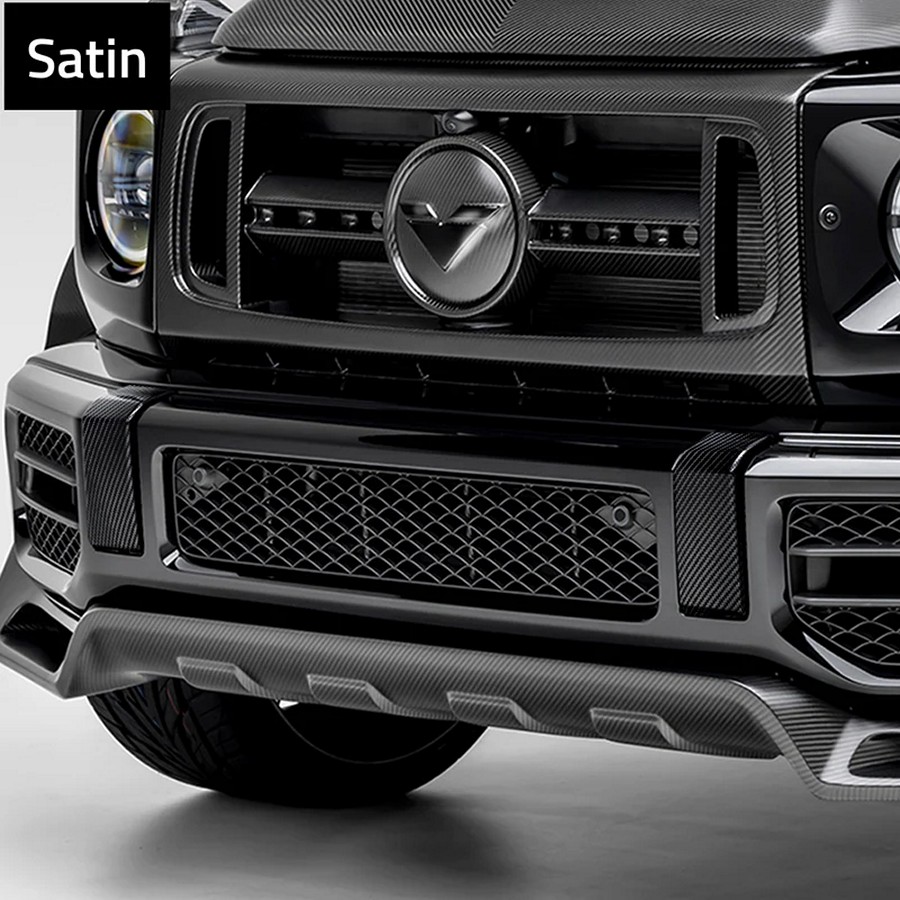 Vorsteiner Carbon Fiber Bumperette Delete for 2019–2024 Mercedes-AMG G63 W463A | Satin Finish